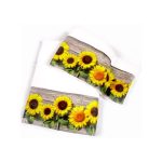 Set Asciugamani con girasoli