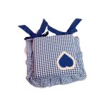 Cuscino country per sedie blu