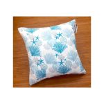 Cuscino con Coralli stelle Marine e Conchiglie